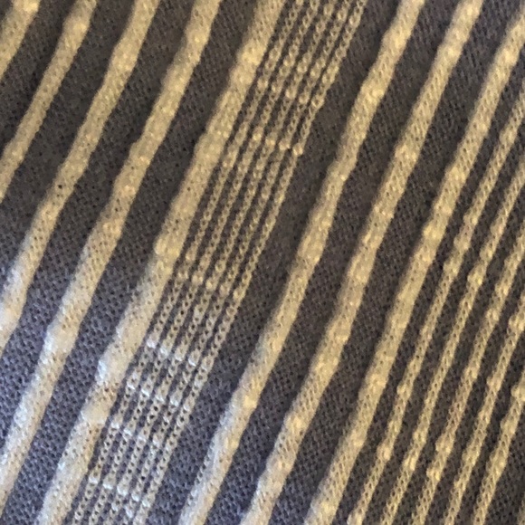 Ladie's Caution to the Wind Sundress in blue and white stripe - Picture 4 of 5